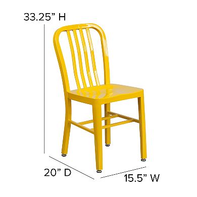 Flash Furniture Commercial Grade Indoor / Outdoor Dining Chair