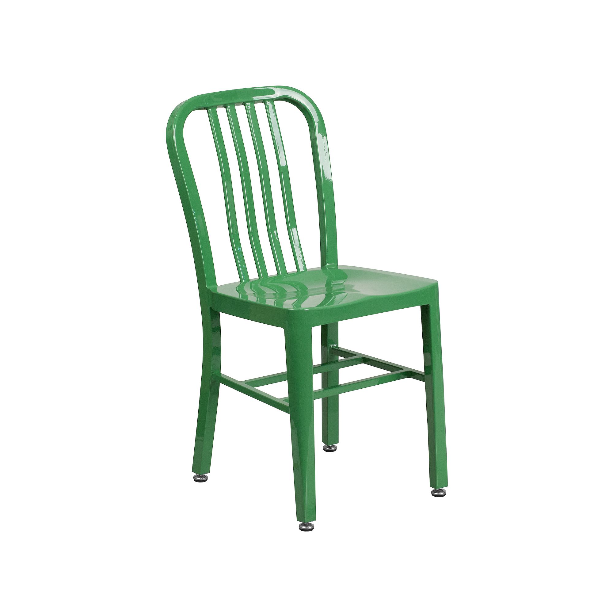 Flash Furniture Commercial Grade Indoor / Outdoor Dining Chair, Green
