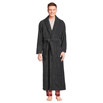 Men's Lands' End Full-Length Turkish Terry Robe