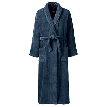 Men's Lands' End Full-Length Turkish Terry Robe
