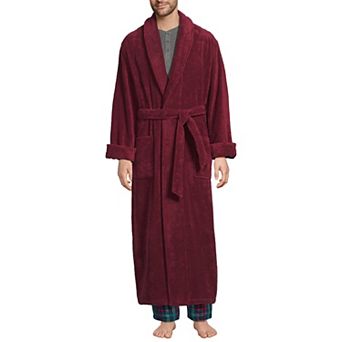 Men's Lands' End Full-Length Turkish Terry Robe