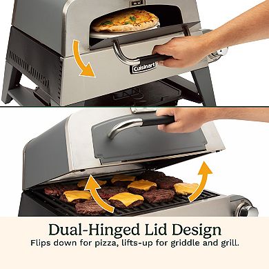 Cuisinart® 3-In-1 Grill, Griddle, and Pizza Oven