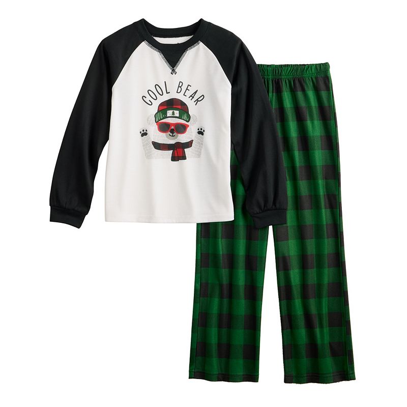 Boys 8-20 Jammies For Your Families Beary Cool Cool Bear Pajama Set by