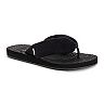 LUKEES by MUK LUKS Women's Sand Lot Thong Flip-Flop Sandals