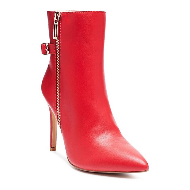 Kohls red shop ankle boots