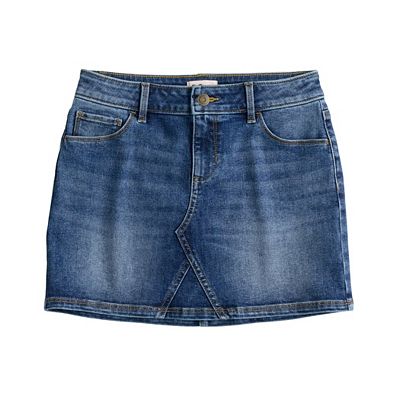 NWT Stylish Dsq 2024 girls jean mini skirt size 6