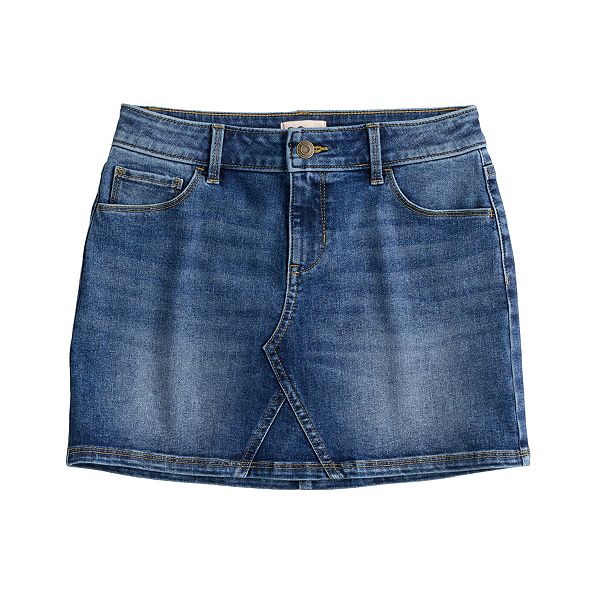 Girls 6-20 SO® Favorite Denim Skirt in Regular & Plus Size
