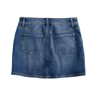 Girls 6-20 SO® Favorite Denim Skirt in Regular & Plus Size