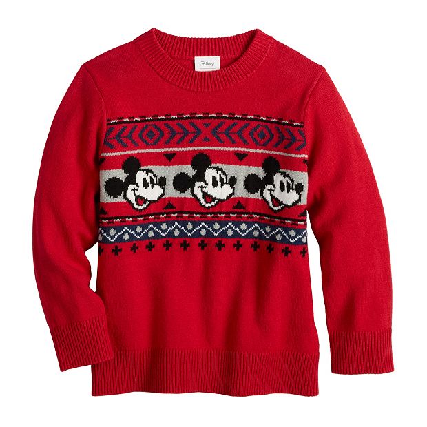 Red on sale sweater kohls