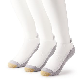 Men's GOLDTOE® 3-pack Wellness Mild Compression No Show Tab Socks