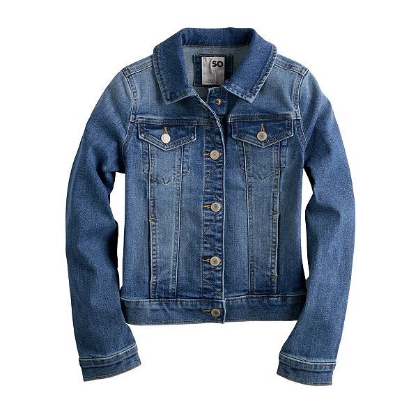 Girls 620 SO® Favorite Denim Jean Jacket in Regular & Plus Size
