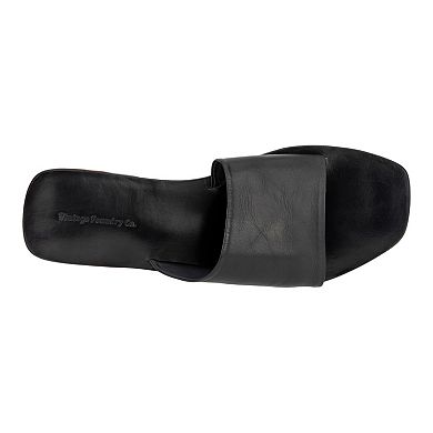 Vintage Foundry Co. Torie Women's Leather Slide Sandals