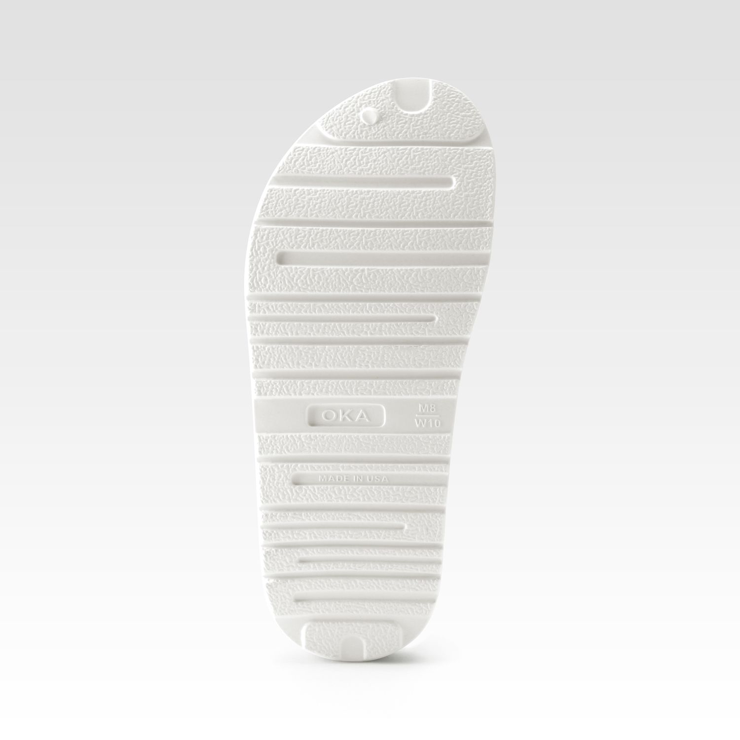 OKA Slide Recovery Sandals M8 W10 Made in USA Sustainable Recovery Flip Flop, Cool Your Jets Black | OKA  main image 2