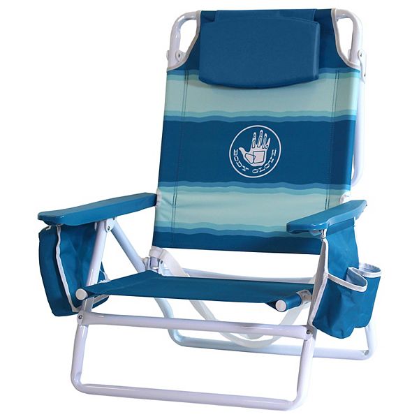 Body Glove 5Position Beach Chair with Backpack Straps