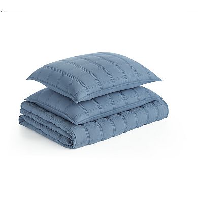 Koolaburra by UGG Koolawash Grid Quilt Set with Shams
