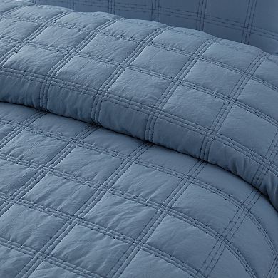 Koolaburra by UGG Koolawash Grid Quilt Set with Shams