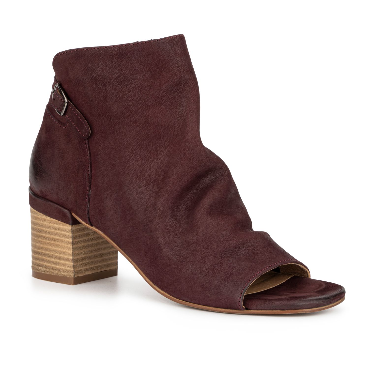 kohls peep toe booties
