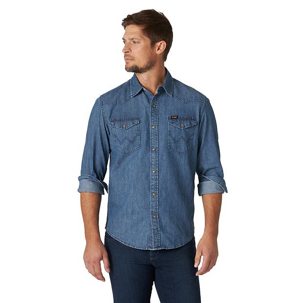 Kohls mens sale denim shirts