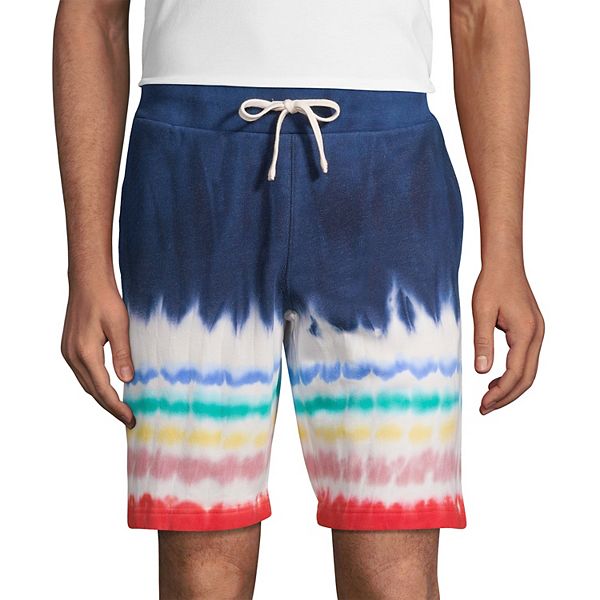 Men's Lands' End Serious Sweats TieDye ClassicFit Shorts