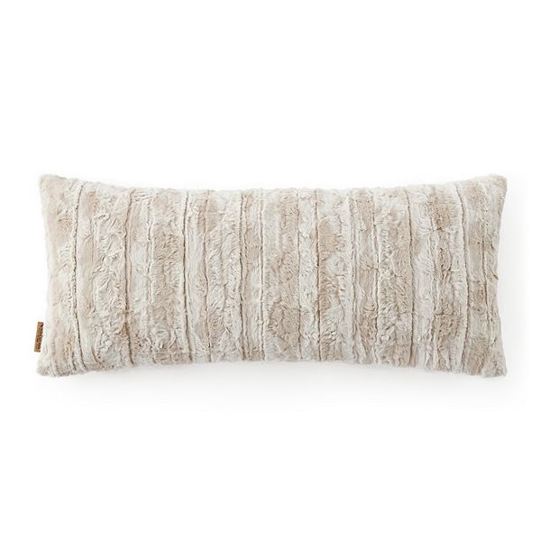 Koolaburra by UGG Serah Faux Fur Bolster Throw Pillow