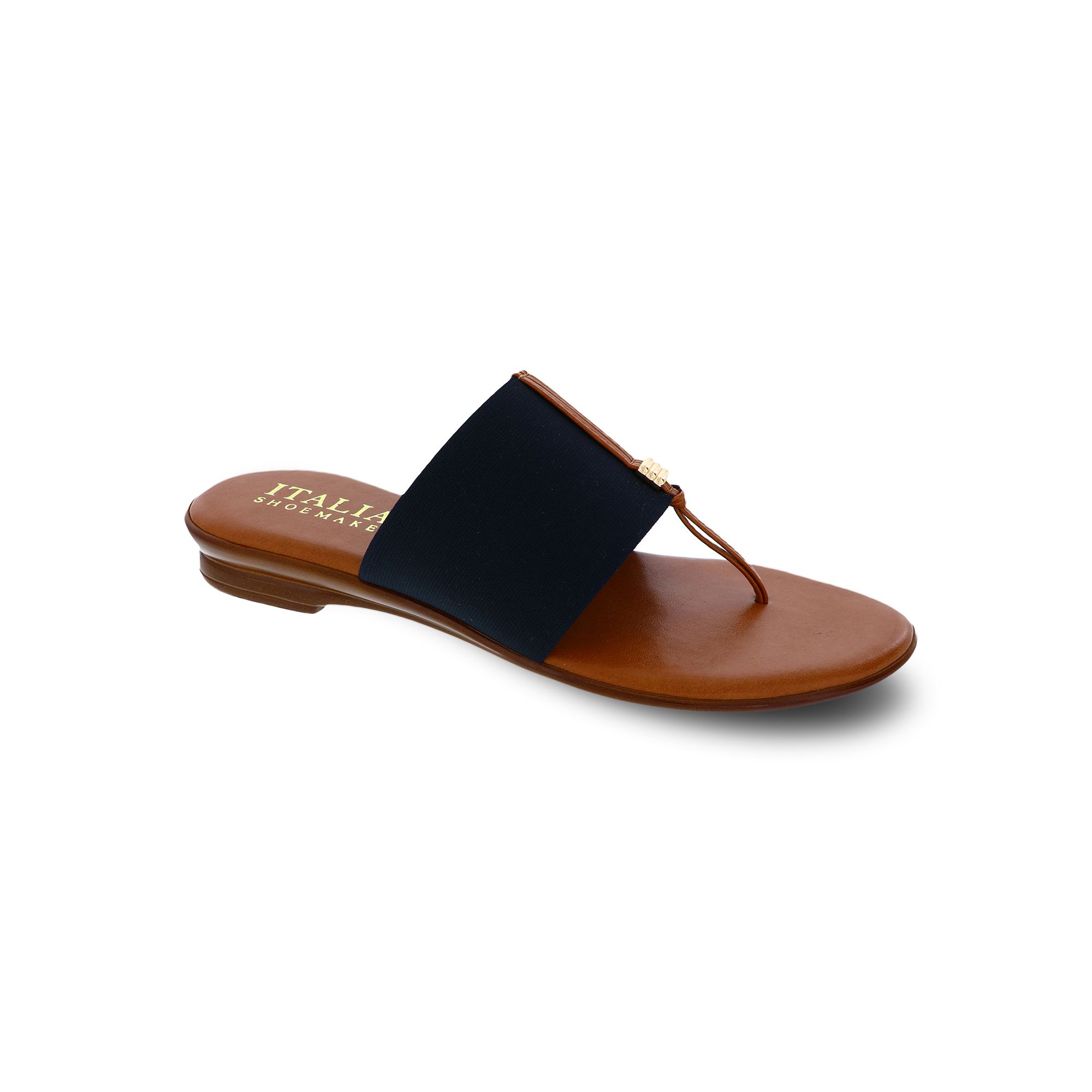 Italian Shoemakers Afia Womens Thong Sandals, Size: 5, Blue