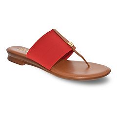 Red on sale sandals kohls