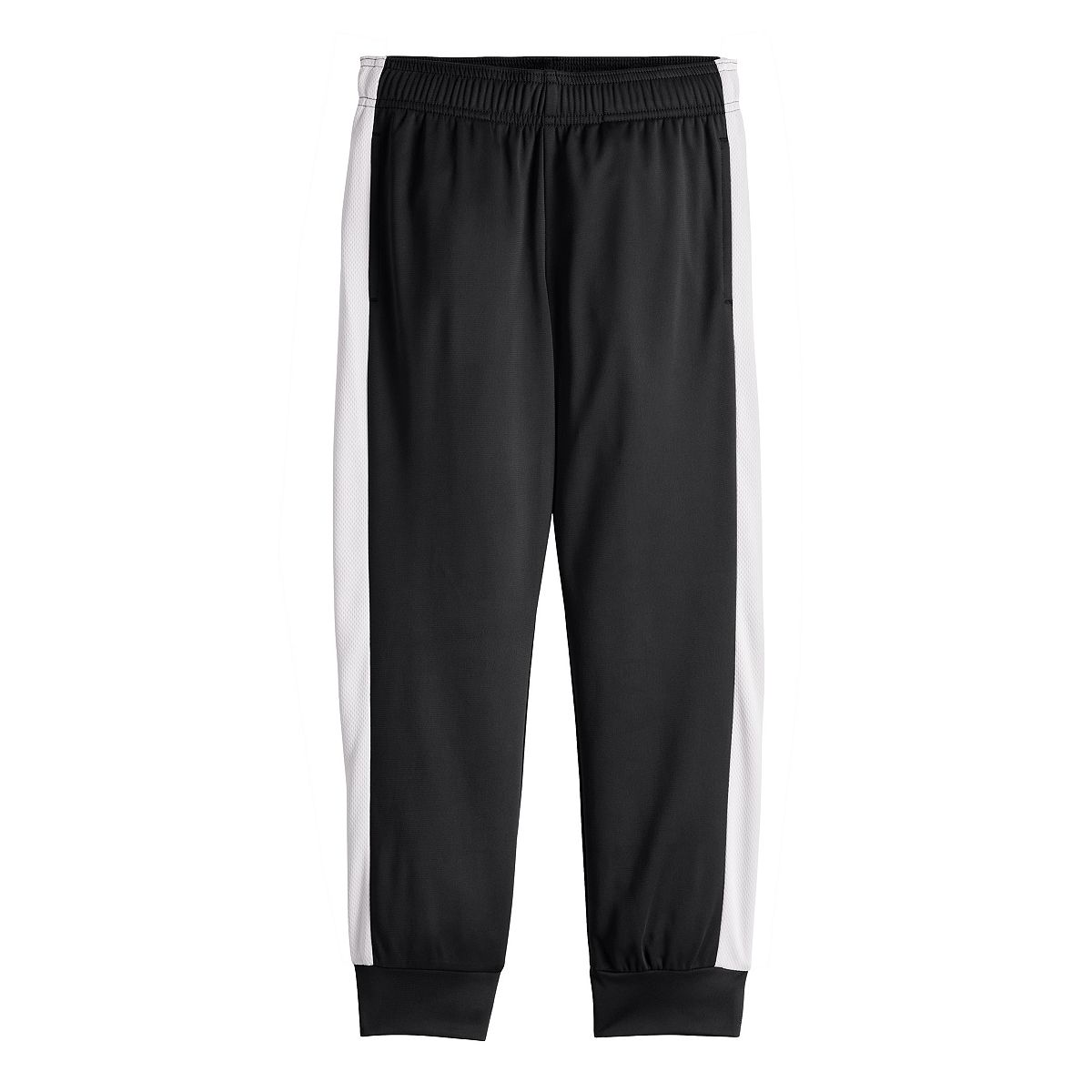 Black Fleece Track Pants – Double Knee Cuffed – Workin' Gear Schools