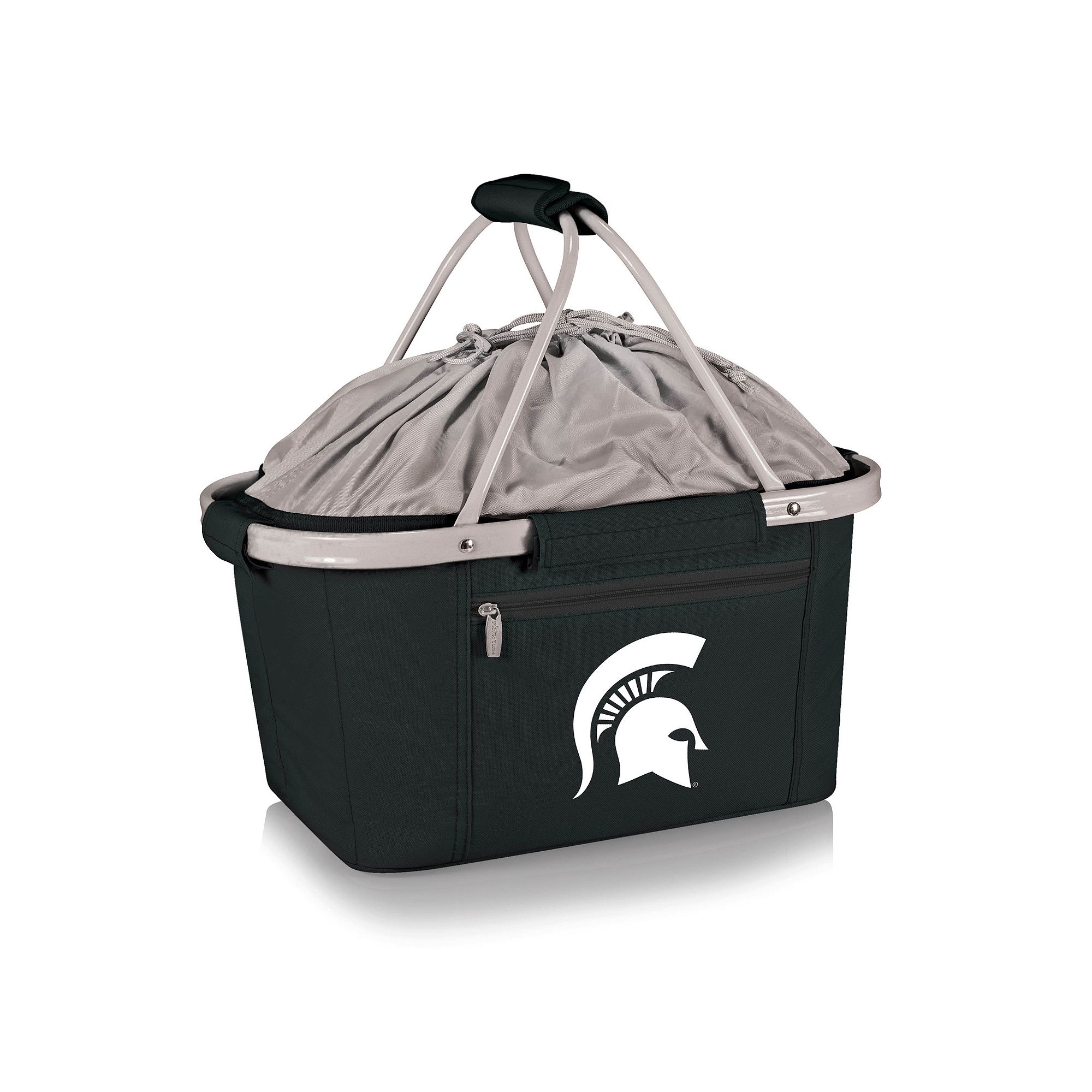 Michigan State Spartans Insulated Picnic Basket, Black
