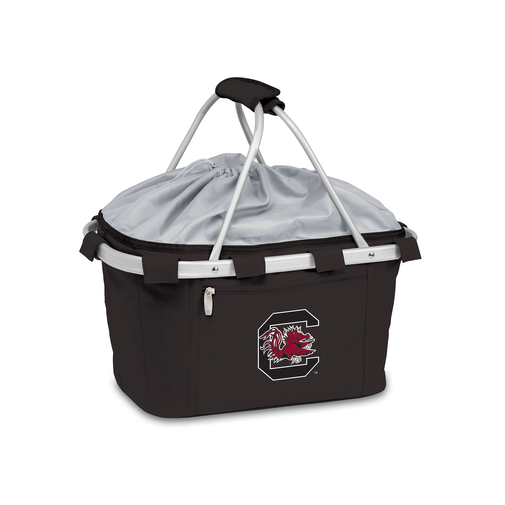 South Carolina Gamecocks Insulated Picnic Basket, Black