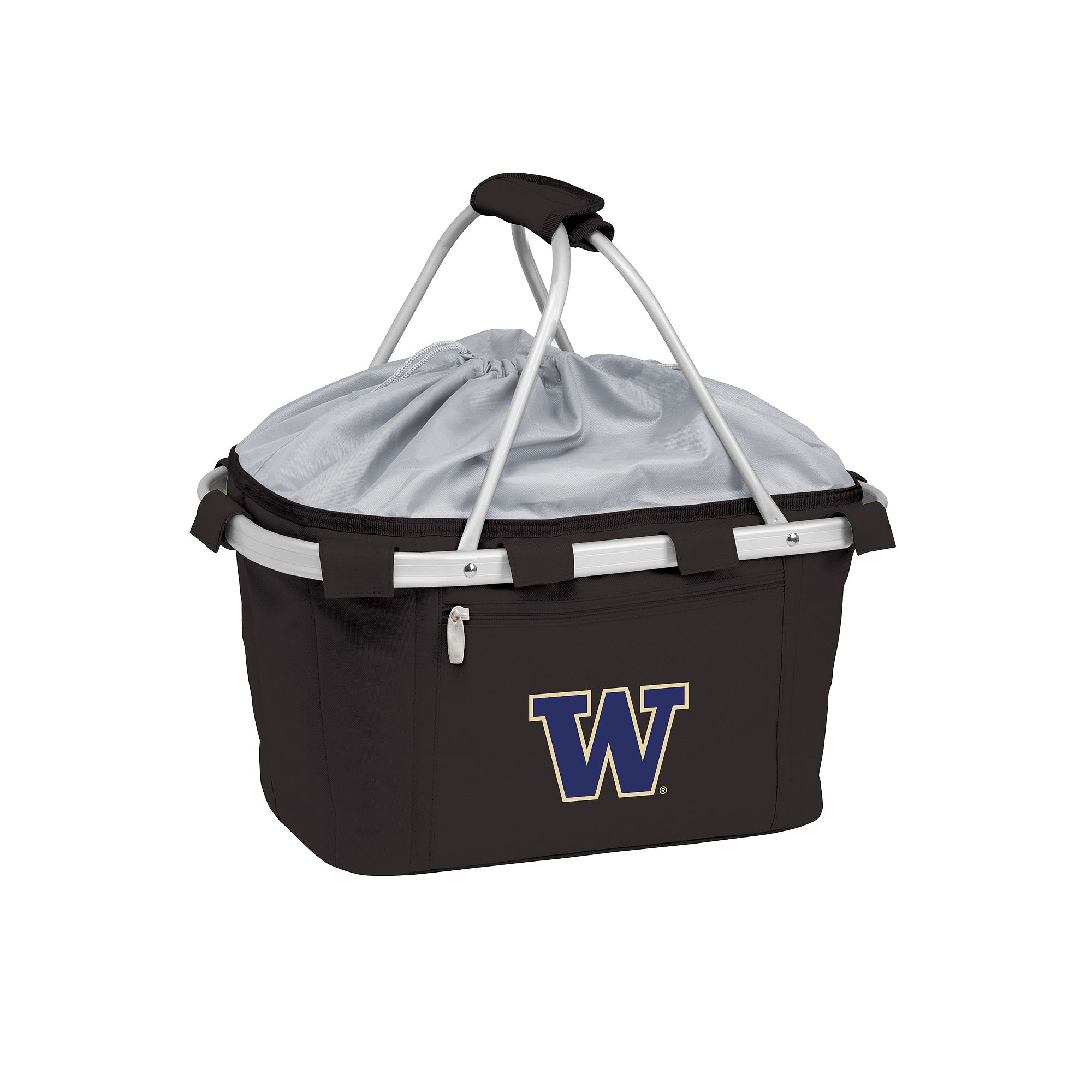 Washington Huskies Insulated Picnic Basket, Black