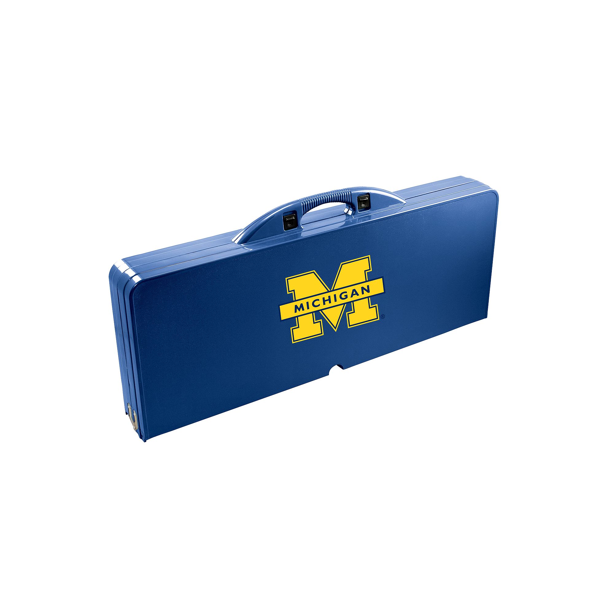 Michigan Wolverines Folding Table, Blue