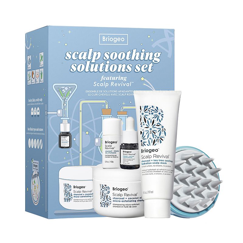 Scalp Revival Soothing Solutions Value Set for Oily, Itchy + Dry Scalp, Mul