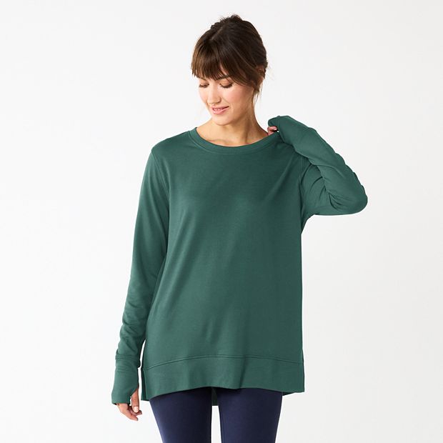 Women's Sonoma Goods For Life® Super Soft Solid Tunic Sweatshirt