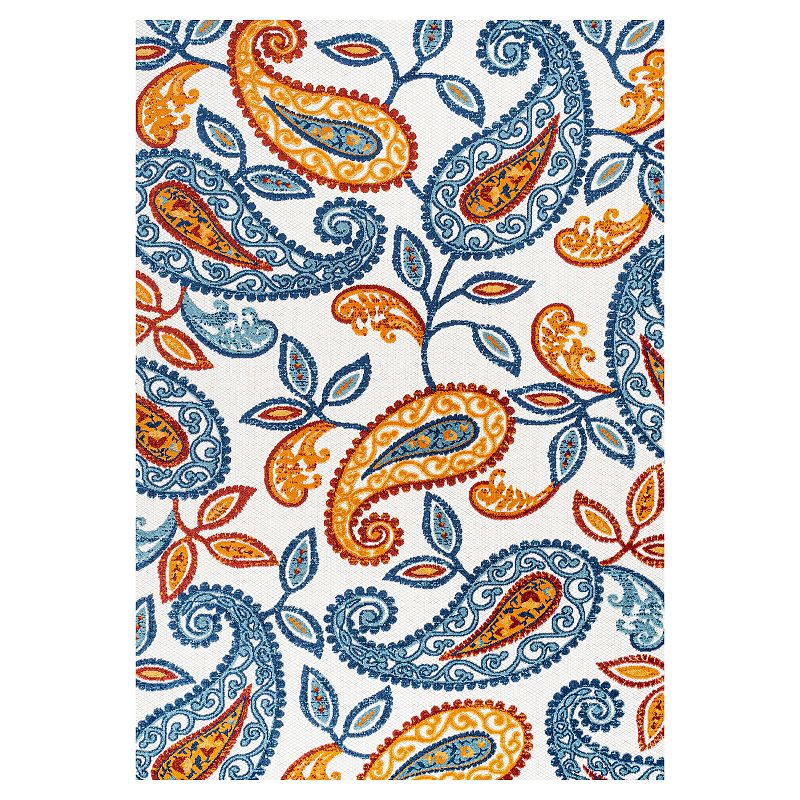 JONATHAN Y Julian Paisley Rug, Multicolor, 8X10 Ft