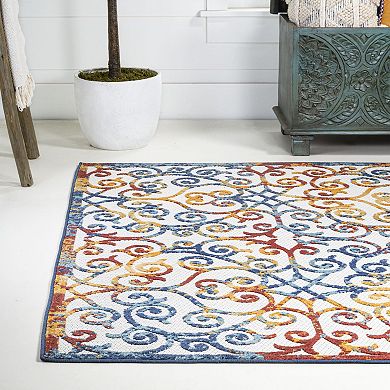 JONATHAN Y Atrani Scroll Rug