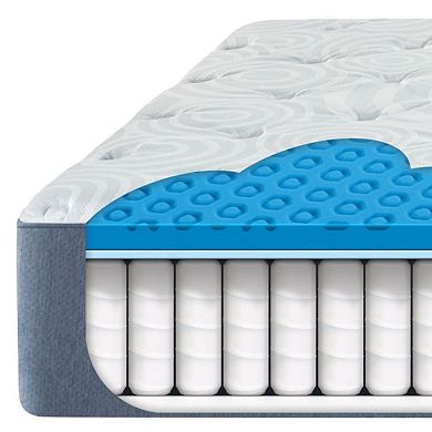 Serta Perfect Sleeper Tranquil Wave 11" Plush Hybrid Mattress-In-A-Box