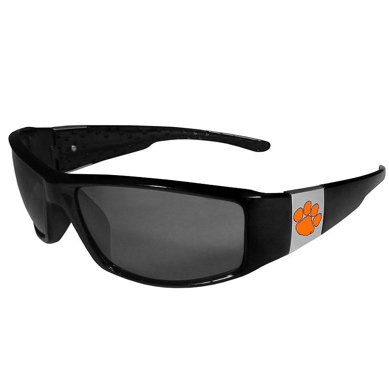 Adult Clemson Tigers Chrome Wrap Sunglasses, Black
