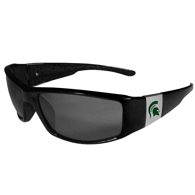 Michigan State Spartans Chrome Wrap Sunglasses, Black