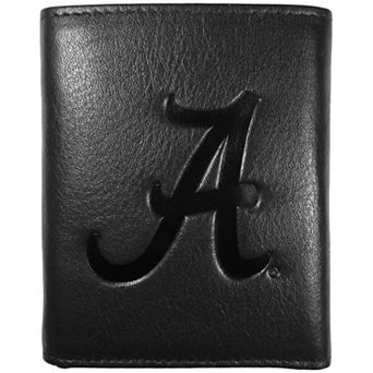 Alabama Crimson Tide Embossed Leather Trifold Wallet