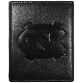 North Carolina Tar Heels Embossed Leather Trifold Wallet