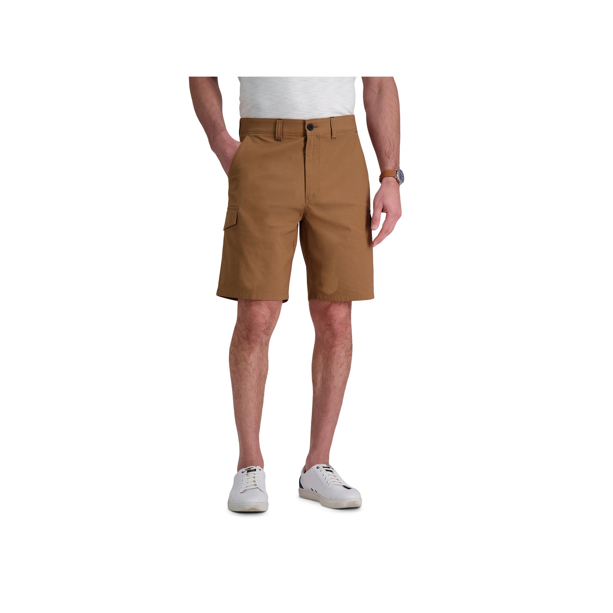 Mens Haggar 9.5 The Active Series Straight-Fit Free Trek Cargo Shorts, 