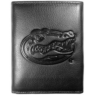 Florida Gators Embossed Leather Trifold Wallet