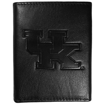 Kentucky Wildcats Embossed Leather Trifold Wallet