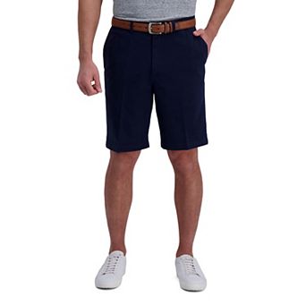 Men's Haggar® Straight-Fit Flat-Front Twill Walk Shorts