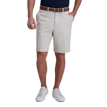 Men's Haggar® Straight-Fit Flat-Front Twill Walk Shorts
