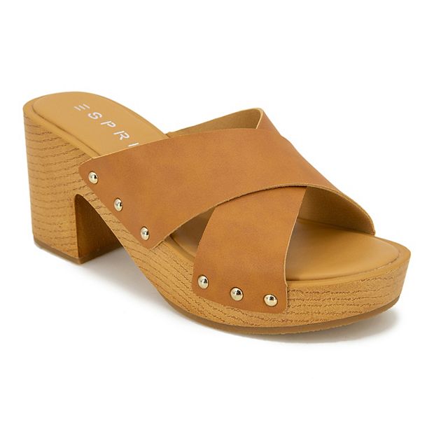 Esprit platform sandals hot sale