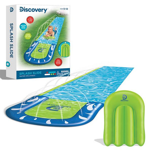 Discovery #MindBlown Water Splash Inflatable Water Slide - Blue