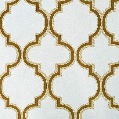 Superior Bohemian Trellis Set of 2 Printed Blackout Grommet Window Curtain Panels