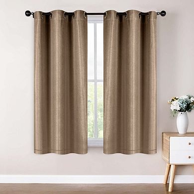 SUPERIOR Jaxon 2-Pack Room Darkening Grommet Curtain Set