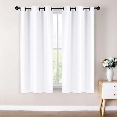 SUPERIOR Jaxon 2-Pack Room Darkening Grommet Curtain Set